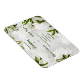 Aanpassen van mooie witte pony bruiloft magneet (Rechterzijde)