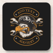 Aanpassen van motorfietsslingerlantaarns bier onderzetter (Voorkant)