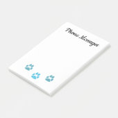 Aanpassen van ontwerp van hond post-it® notes (Schuin)