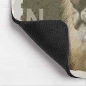 Aanpassen van Pop Art Afbeelding Lion Head the Kin Muismat (Hoek)