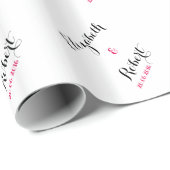 Aanpassen van Wedding Wrapping Paper Cadeaupapier (Rol Hoek)