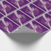 Aanpassen verjaardag romantisch paar hand in hand cadeaupapier (Hoek)