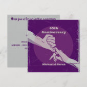 Aanpassen verjaardag romantisch paar hand in hand kaart (Voorkant / Achterkant)