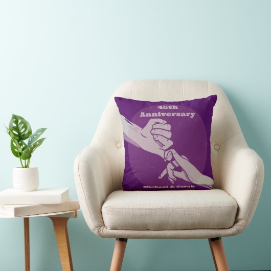 Aanpassen verjaardag romantisch paar hand in hand kussen (Stoel)