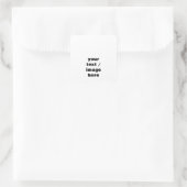 Aanpassen Vierkante Sticker (Tas)