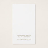 Aanpassen Voeg uw Logo crème-oorscherm toe Visitekaartje (Achterkant)