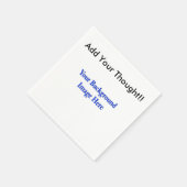 (Aanpassen) Voeg "Uw" persoonlijke touch toe. Servet (Hoek)