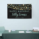 Aanpassen voor Happy verjaardagsbanner, 30th Spandoek (Beurs)