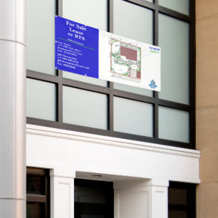 Aanpassen voor verkoop Lease of BTS Site Tekening Spandoek