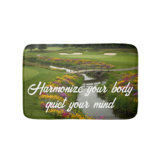 Aanpassen Vreedzame Golf Scene Art Badmat