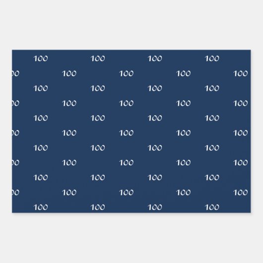 Aanpassen w / Initiaal, White Letter Number, monog Inpakpapier Vel (Voorkant)