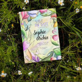 Aanpassen Waterverf omlijnde ventilator Save The Date