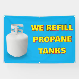 Aanpassen We Vullen Propaan Tanks Hier Spandoek