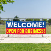 Aanpassen Welkom Open Voor Zakelijk Banner (Insitu)