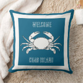Aanpassen Werkkussen - Welkom bij Crab Island Kussen (Deken)