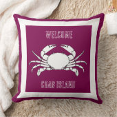 Aanpassen Werkkussen - Welkom bij Crab Island Kussen (Deken)