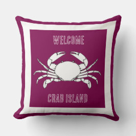 Aanpassen Werkkussen - Welkom bij Crab Island Kussen