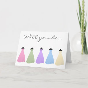 Aanpassen Wil je mijn bruidsmeisje Maid of Honor z