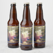 Aanpassen Wild Forest Moose Home Brewed Details Bier Etiket (Flessen)