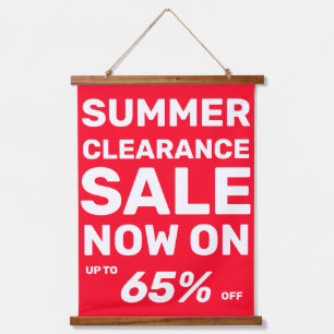 Aanpassen Zomer Opruiming Sale Percentage Korting Hangend Wandkleed