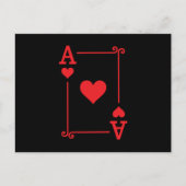 Aanpassende ACE-harten met afspeelkaarten Matig Briefkaart (Voorkant)