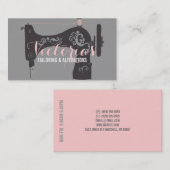 Aanpassing, dageraad, dageraad, naaddruk visitekaartje (Voorkant / Achterkant)