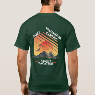 Aanpassing familievakantie met  activiteit t-shirt