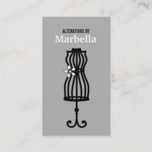 Aanpassing, kleding, dagdroger, Vintage bij stress Visitekaartje (Voorkant)