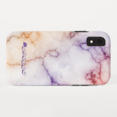 Aanpassing kleurmarmerpatroon Case-Mate iPhone case (Achterkant (horizontaal))