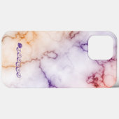 Aanpassing kleurmarmerpatroon Case-Mate iPhone case (Achterkant (horizontaal))