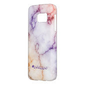 Aanpassing kleurmarmerpatroon Case-Mate samsung galaxy hoesje (Achterkant Links)