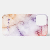 Aanpassing kleurmarmerpatroon iPhone hoesje (Achterkant horizontaal)