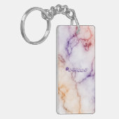 Aanpassing kleurmarmerpatroon sleutelhanger (Voorkant Links)