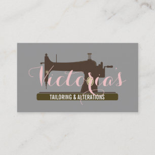 Aanpassing, Tailor, Tailor, Seamstress Visitekaartje