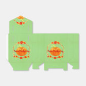 Aanpassing Thanksgiving Waterverf pompoen op groen Bedankdoosjes (Uitgevouwen)