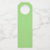 Aanpassing Thanksgiving Waterverf pompoen op groen Flessenhanger (Achterkant)