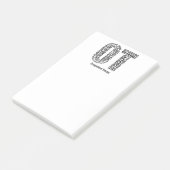 Aanpassing van de beroepsmatige behandeling post-it® notes (Schuin)