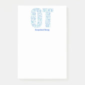 Aanpassing van de beroepsmatige Therapist aan Post-it® Notes (Voorkant)