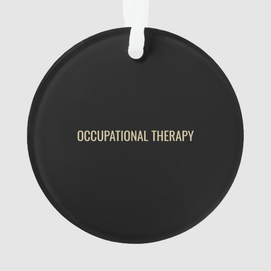 Aanpassing van de beroepsmatige therapist ornament (achterkant)