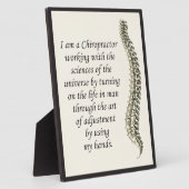 Aanpassing van de chiropraktijk door handpalm fotoplaat (Zijkant)