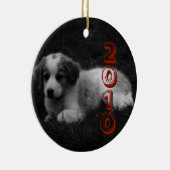 AANPASSING VAN de eerste kerstdag van je pop Keramisch Ornament (Rechts)