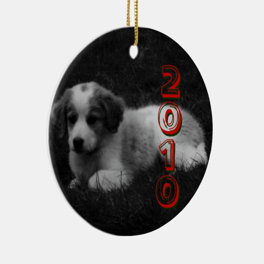 AANPASSING VAN de eerste kerstdag van je pop Keramisch Ornament (Rechts)