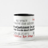 Aanpassing van de hoogte in uitvoering mok (Midden)