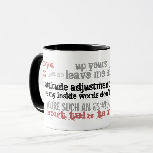 Aanpassing van de hoogte in uitvoering mok (Voorkant links)