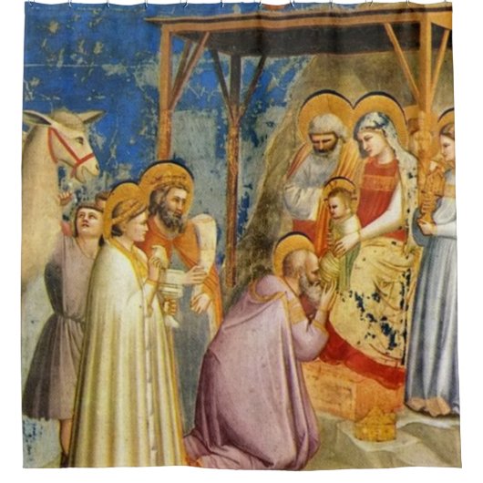 Aanpassing van de Magi 1305 Giotto Douchegordijn (Voorkant)