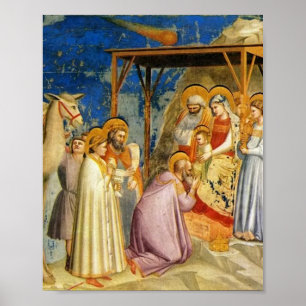 Aanpassing van de Magi 1305 Giotto Poster
