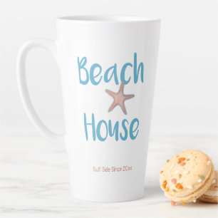 Aanpassing van de strand House Starfish Latte Mok