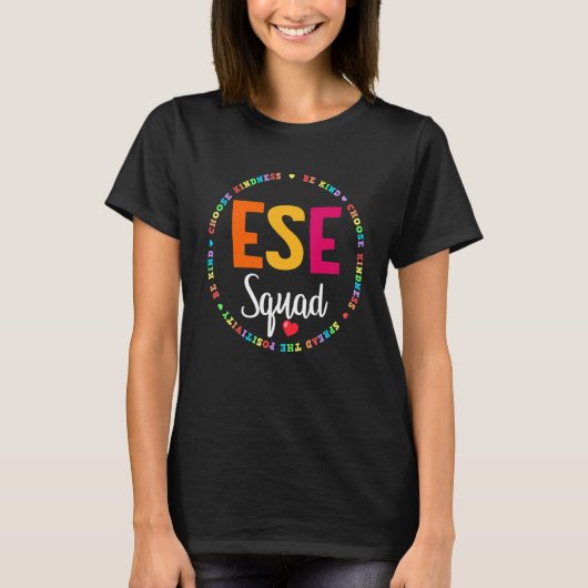 Aanpassing van EZ Squad First Last Day Team Teache T-shirt (Voorkant)