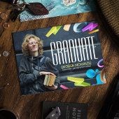 Aanpassing van fancy afstuderen kaart