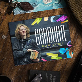 Aanpassing van fancy afstuderen kaart